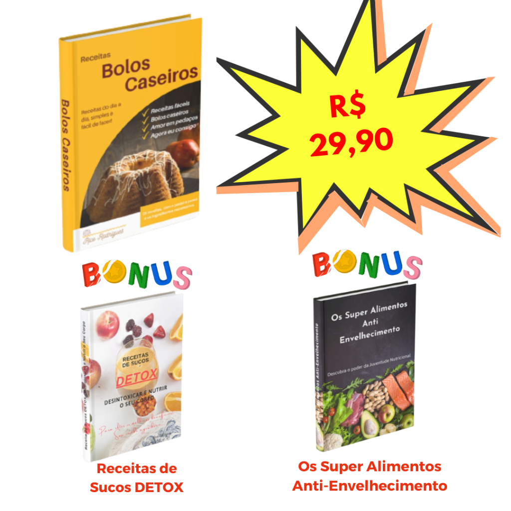 receitas de bolos caseiros